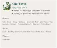 Chef Faves